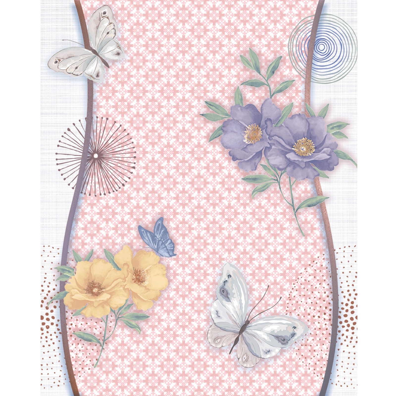 Asia Tile Violetta Red 20x25